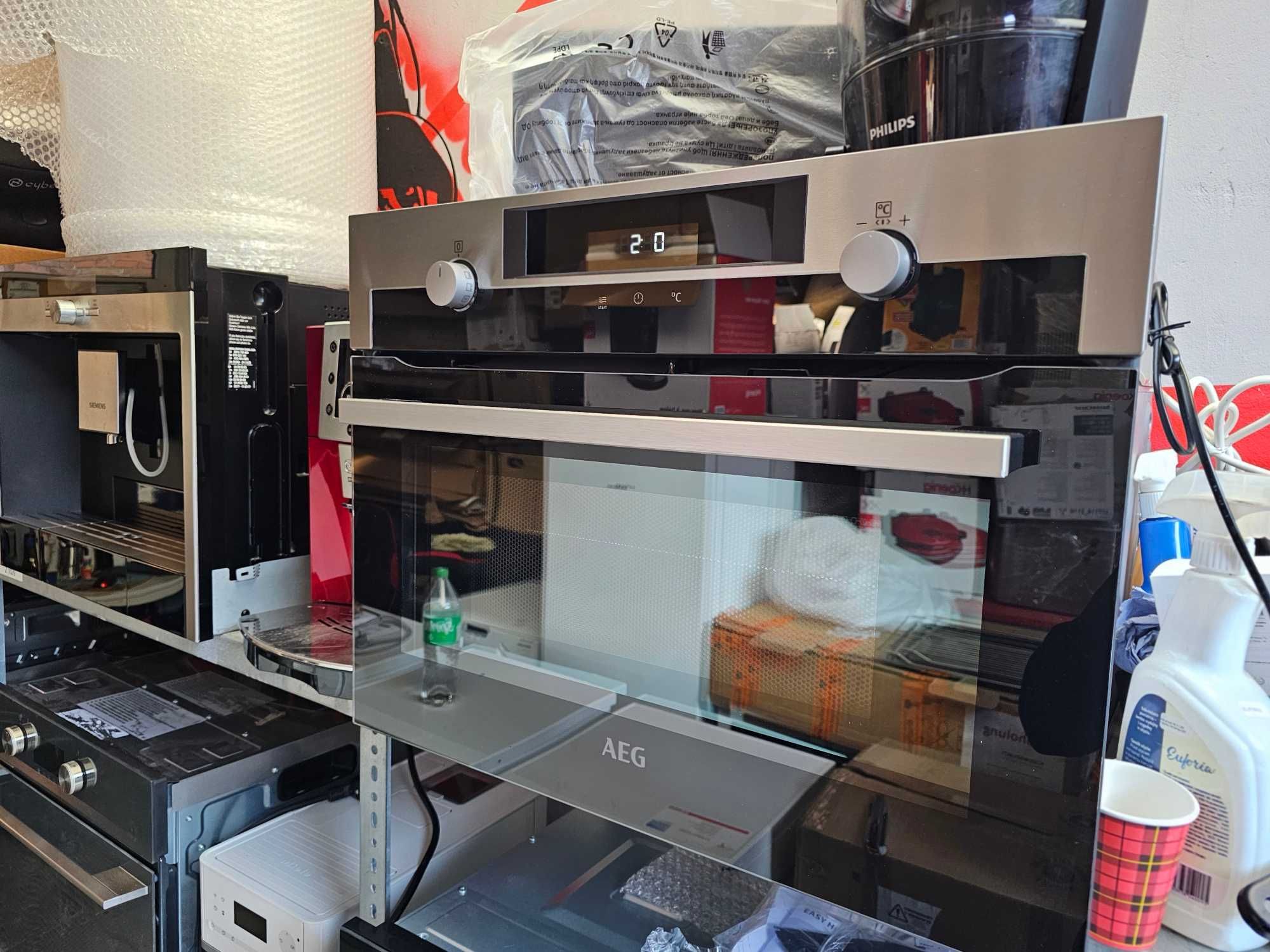 AEG CME565000M - Piekarnik do zabudowy z funkcją mikrofalówki outlet