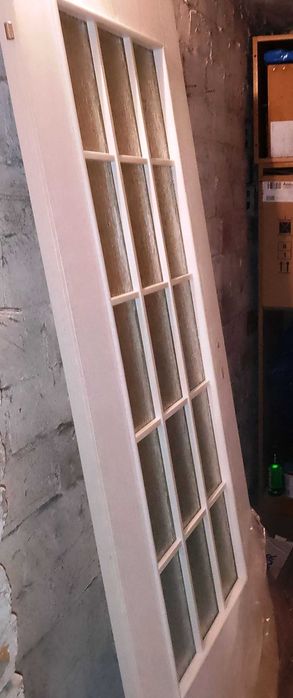 * Drzwi pokojowe – białe – przeszklone - 80 – lewe *