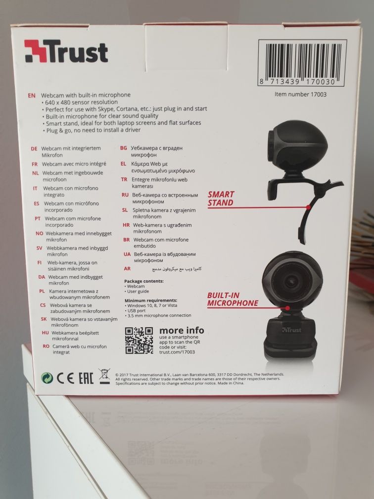 Kamera internetowa Trust Exis z mikrofonem USB