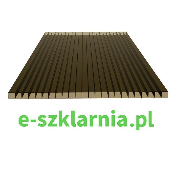 Poliwęglan komorowy dymiony brąz 8-10mm