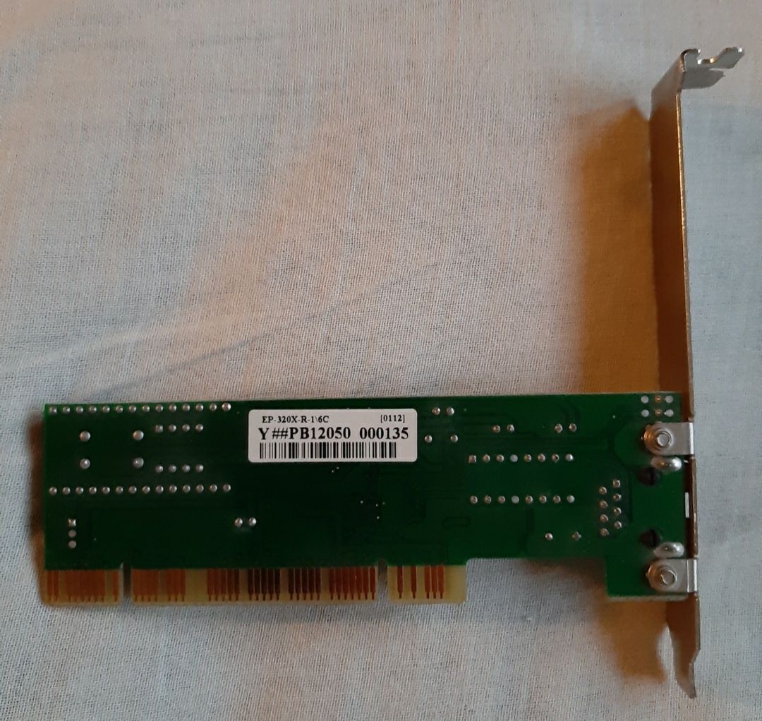 Karta sieciowa internet Ethernet EP-320X-R-1\6C RTL Realtec do kompute