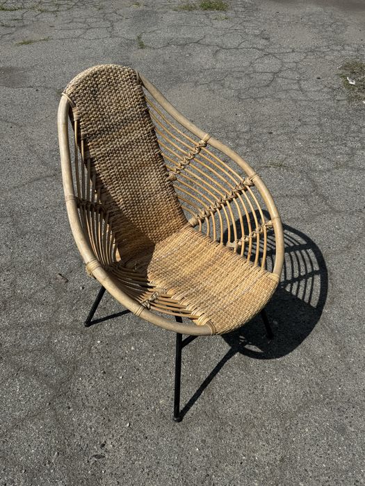 Крісло плетене натуральне