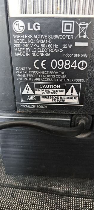 Saundbar LG uzywany