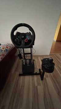 Kierownica logitech g29 + stojak + shifter