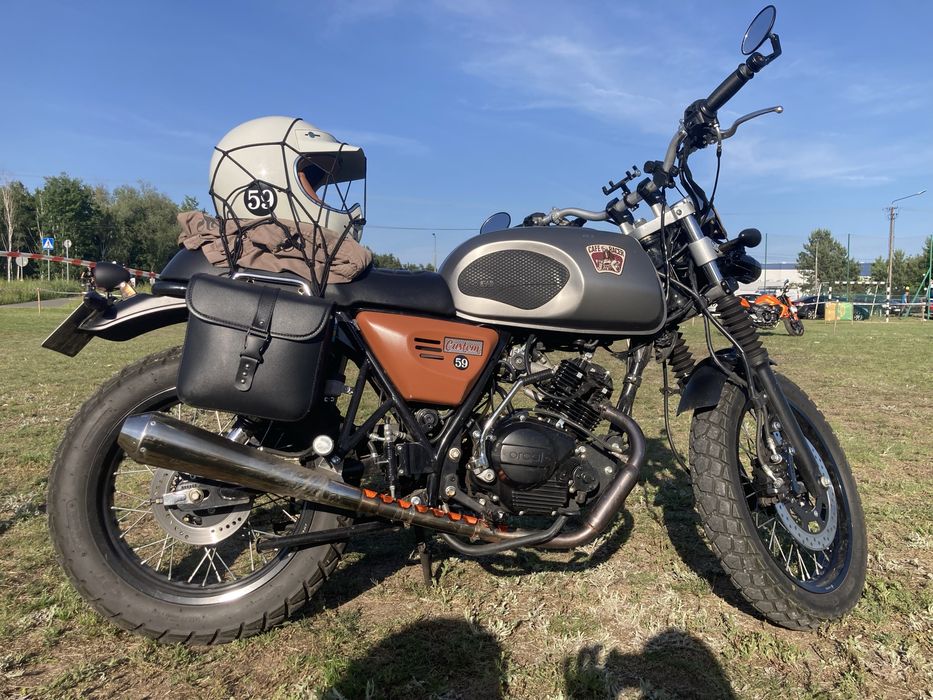 Orcal Sirio 125cc scrambler cafe racer