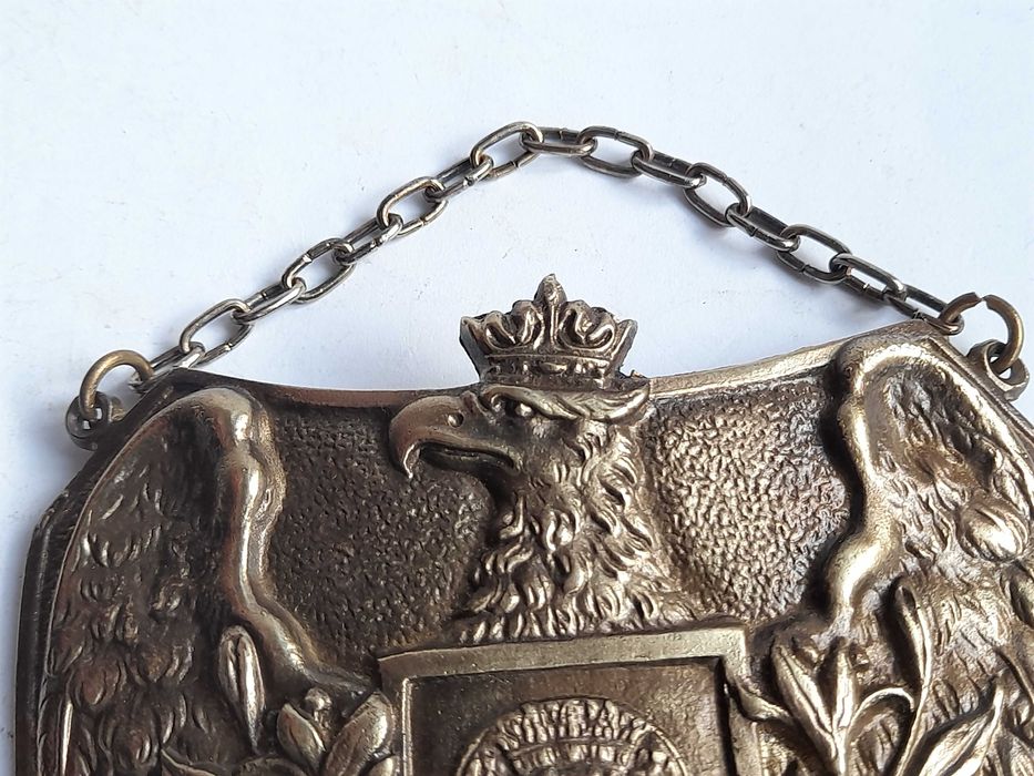 Ryngraf Narodowe Siły Zbrojne z Matką Boską i orłem w koronie (15 cm)
