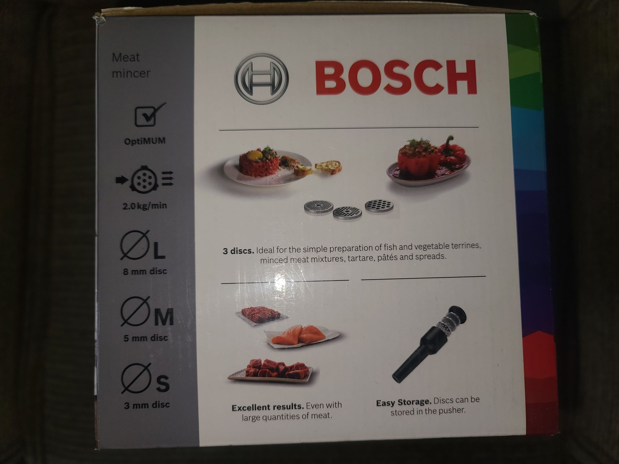 Насадка мясорубка Bosch MUZ9FW1. Оригинал!