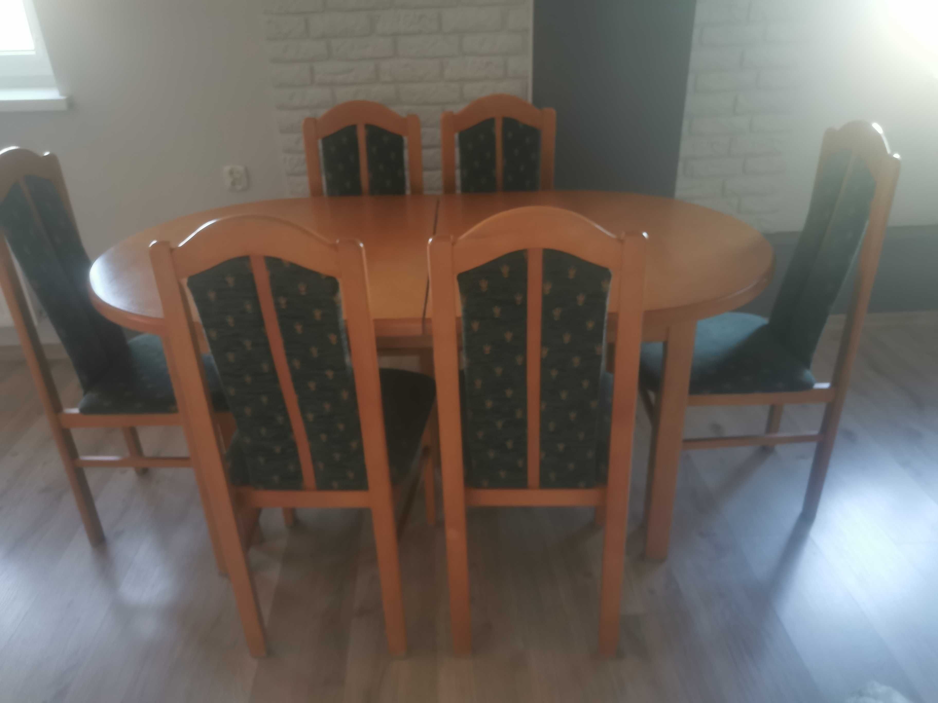 Stół + 6 krzesel