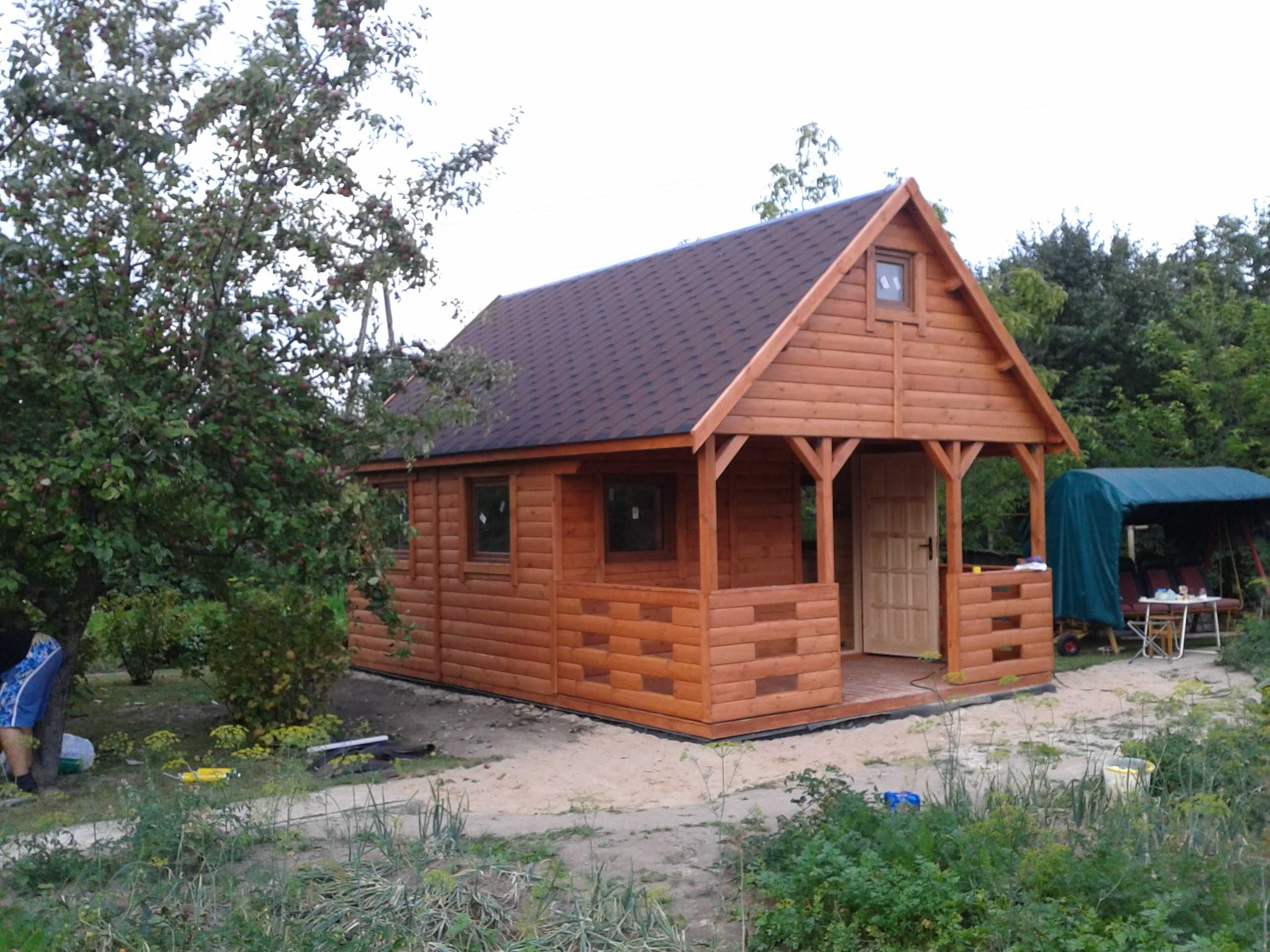 domek letniskowy,drewniany,ogrodowy,antresola,szkieletowy,do 35m2,gont
