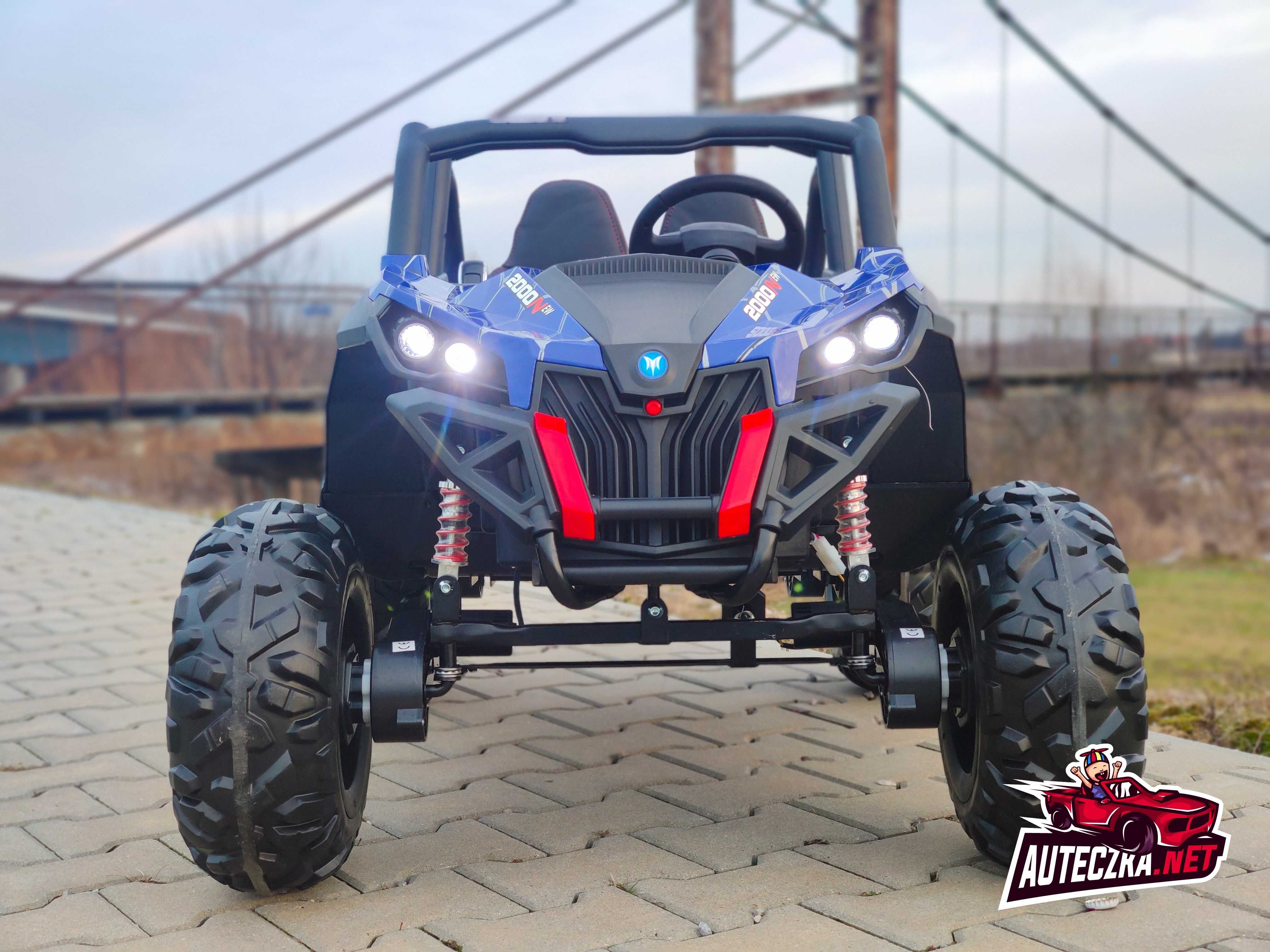 Duże dwuosobowe auto JEEP XMX603 Buggy na akumulator 4x4