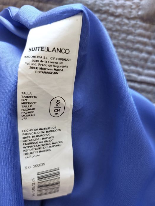 Vestido azul Suiteblanco S