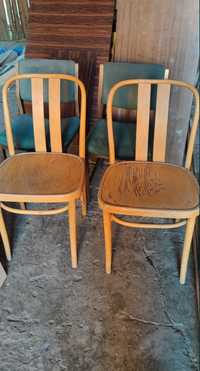 2 krzesła patyczaki PRL
