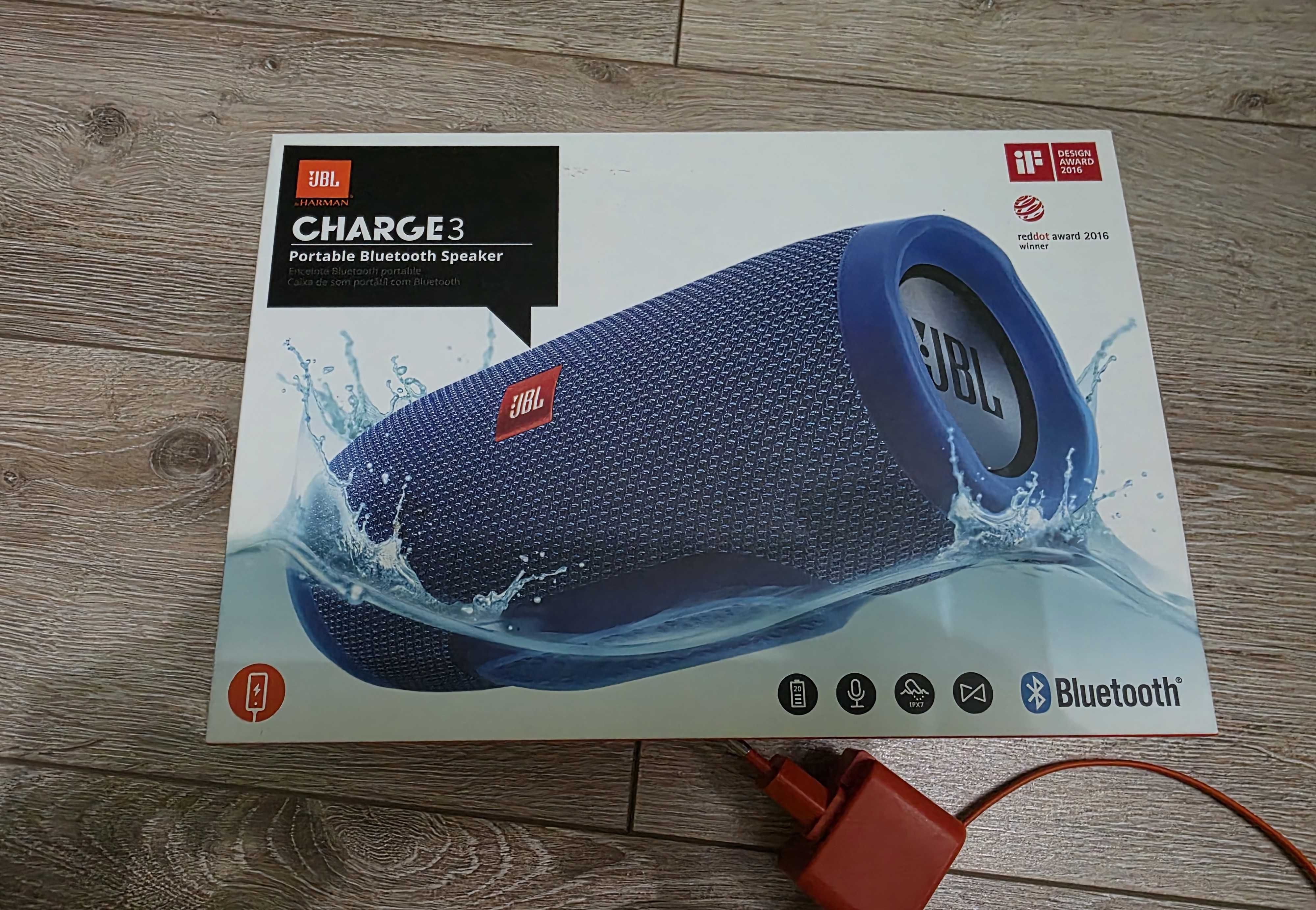 Głośnik Bluetooth JBL Charge 3 Oryginał