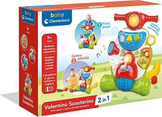 Skuter jeździk pchacz 2w1 Baby Clementoni