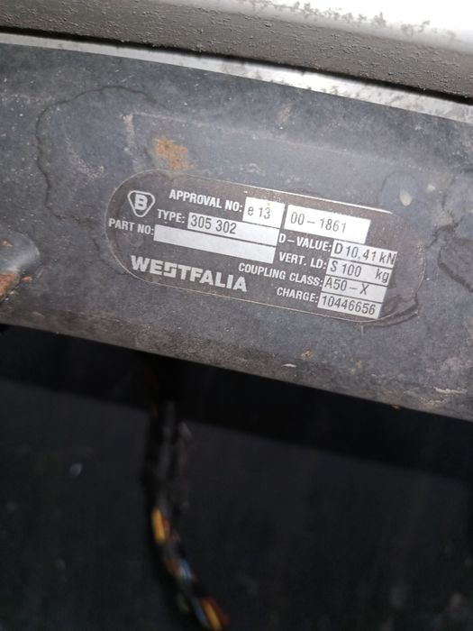 Hak Westfalia odpinany na kluczyk wiązka moduł Audi A4 B6 B7 części