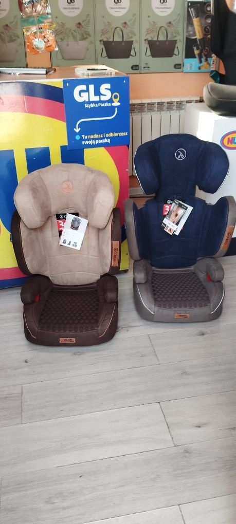 Nowy fotelik samochodowy ISOFIX do 36 kg