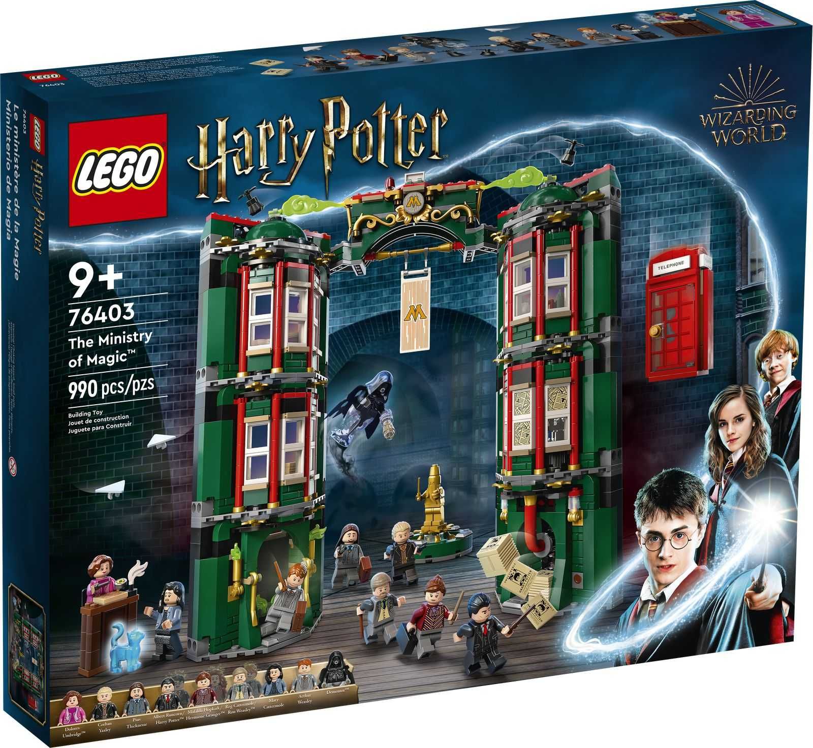 LEGO Harry Potter 76403 - Ministerstwo Magii MEGA ZESTAW 990 elementów