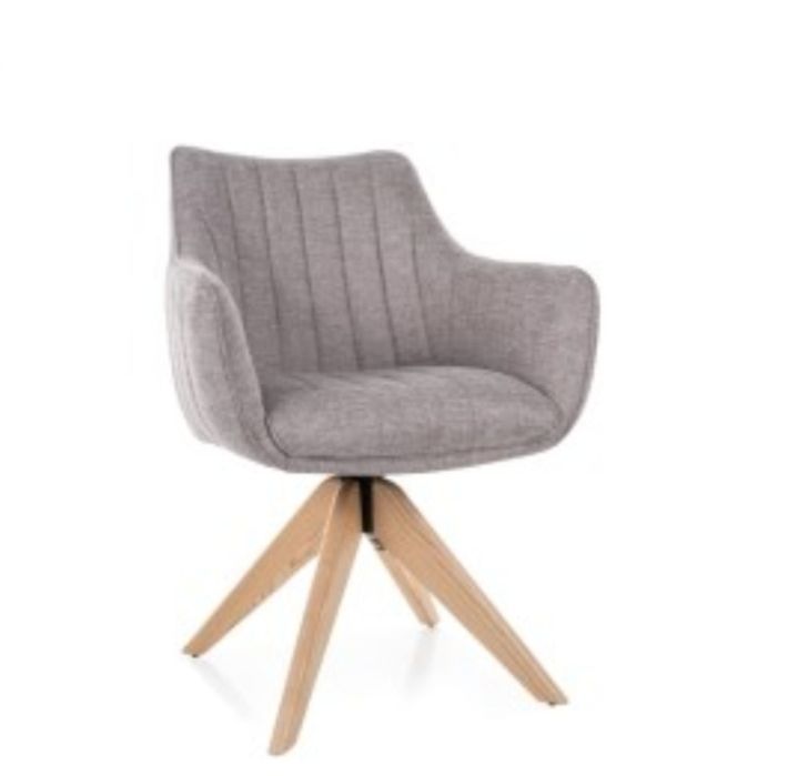 Krzesło obrotowe  AZALIA nogi drewno NOWOŚĆ