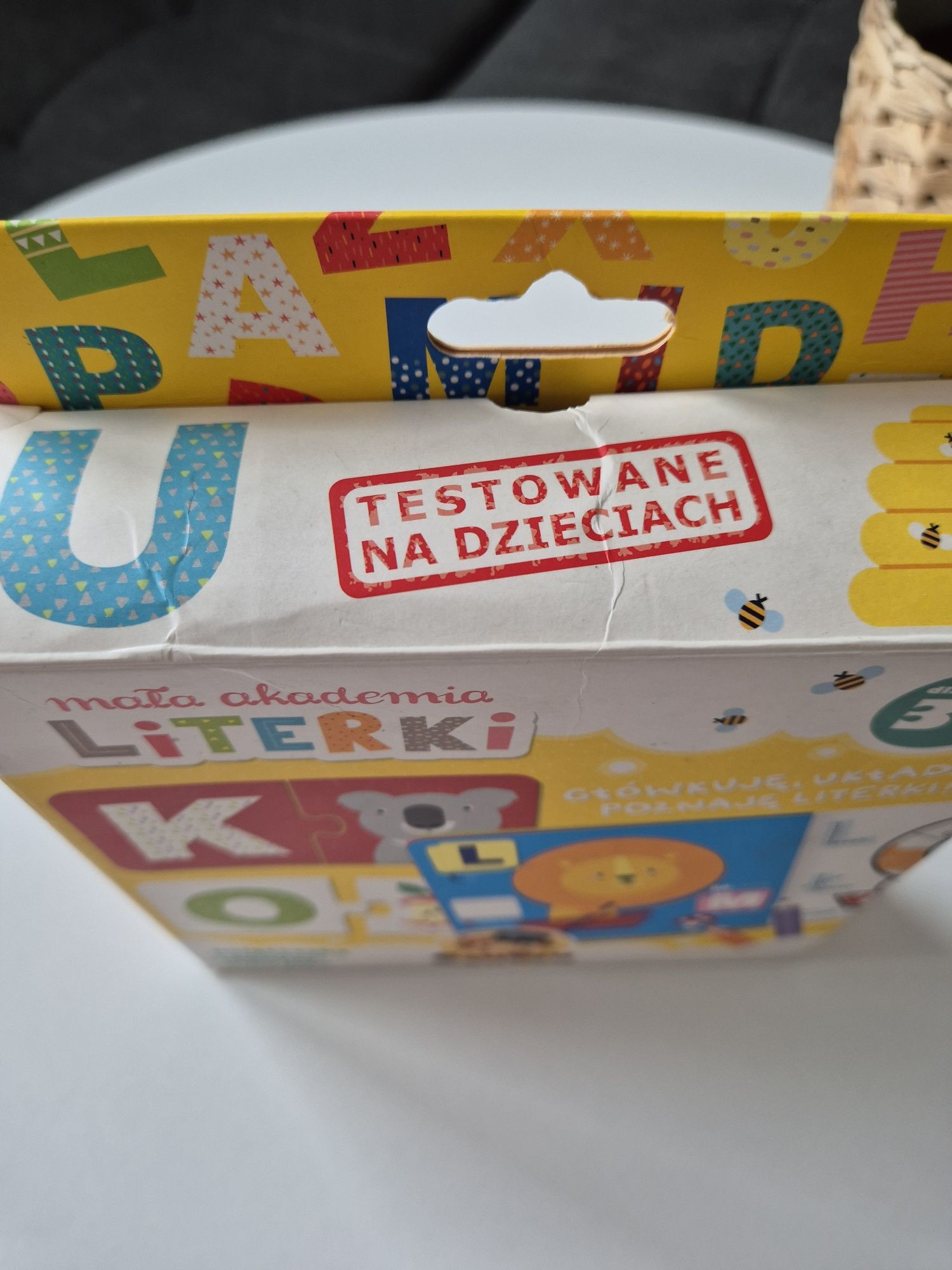 Mała Akademia CzuCzu Literki edukacyjny zestaw puzzle 3+ używane