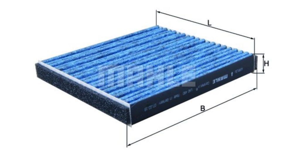 Фільт салонний MAHLE (Toyota) LAO490 антиалергічний
