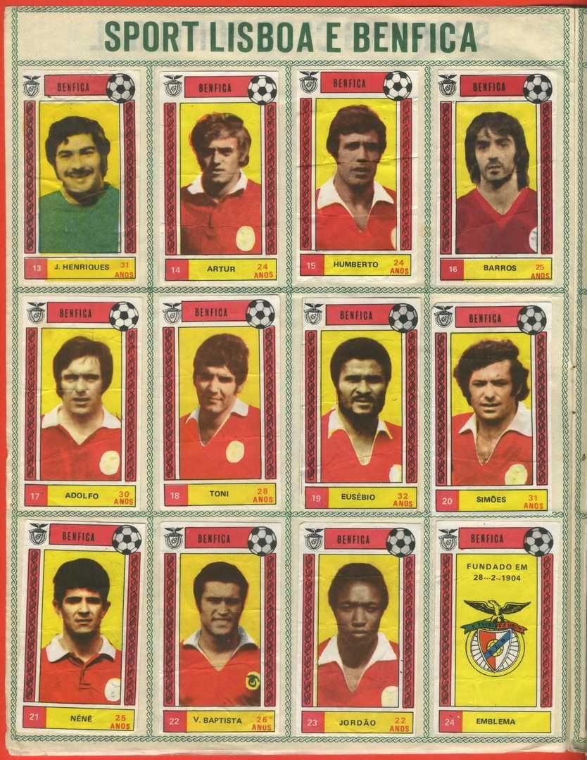 Colecções Calhambeque, Futebol 1974 ( 2 cadernetas)