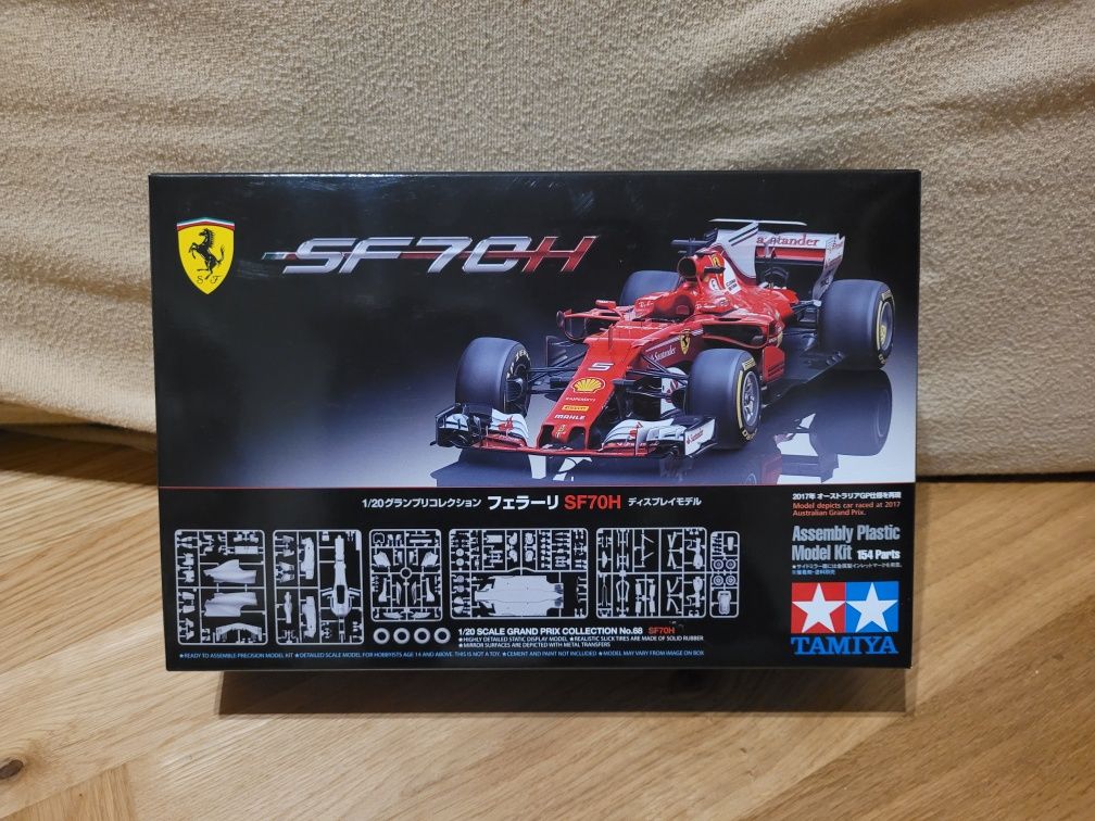 1:20 Tamiya Ferrari SF70H F1 1/20 Tamiya 20068 F1 Ferrari SF70H