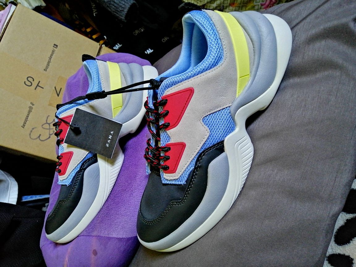 ZARA buty sneakersy adidasy półbuty sportowe na platformie NOWE zMetką