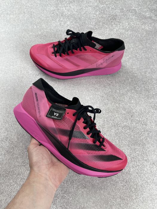 Adidas y-3 takumi sen 10 semi solar pink кросовки оригінал