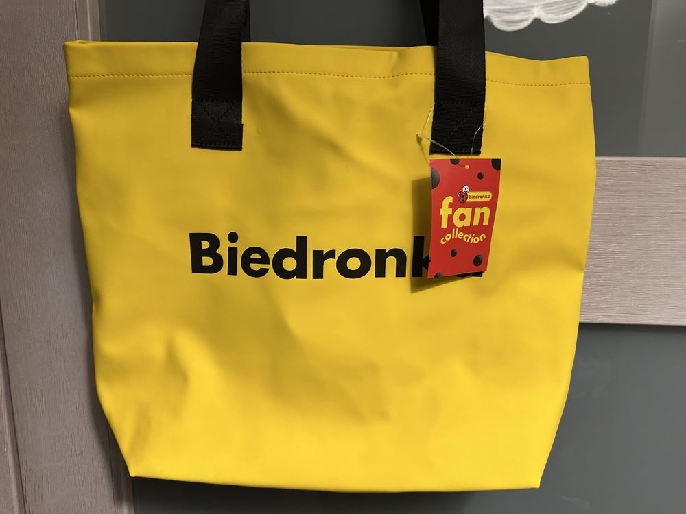 Żółta torba biedronki nowa