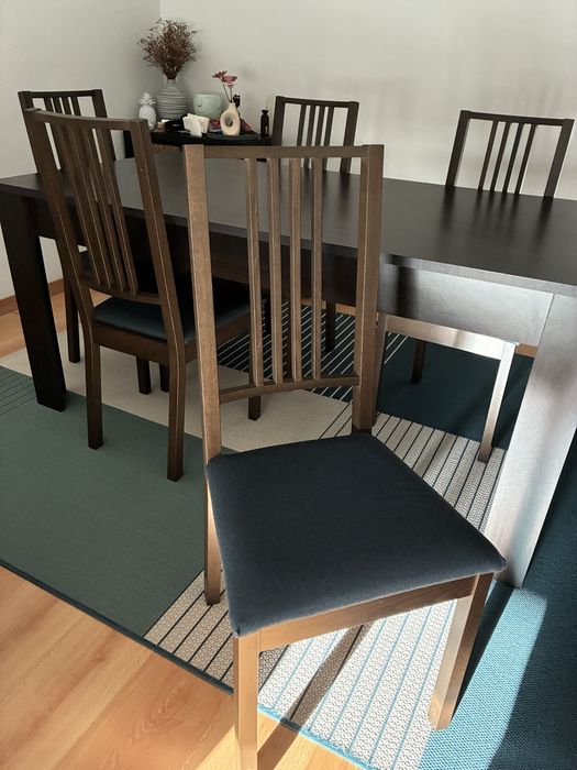 Mesa + 6 cadeiras sala / cozinha - para desocupar