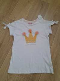 Стильна дитяча футболка корона для дівчинки