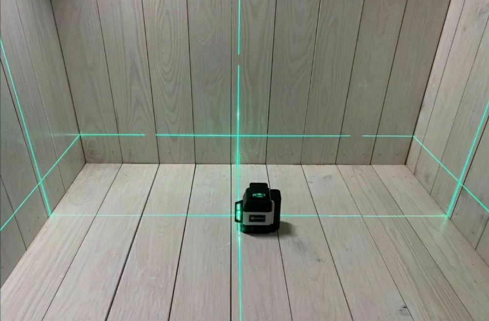 Poziomica laserowa Hilda 12 linii 3D laser krzyżowy 360 Laser