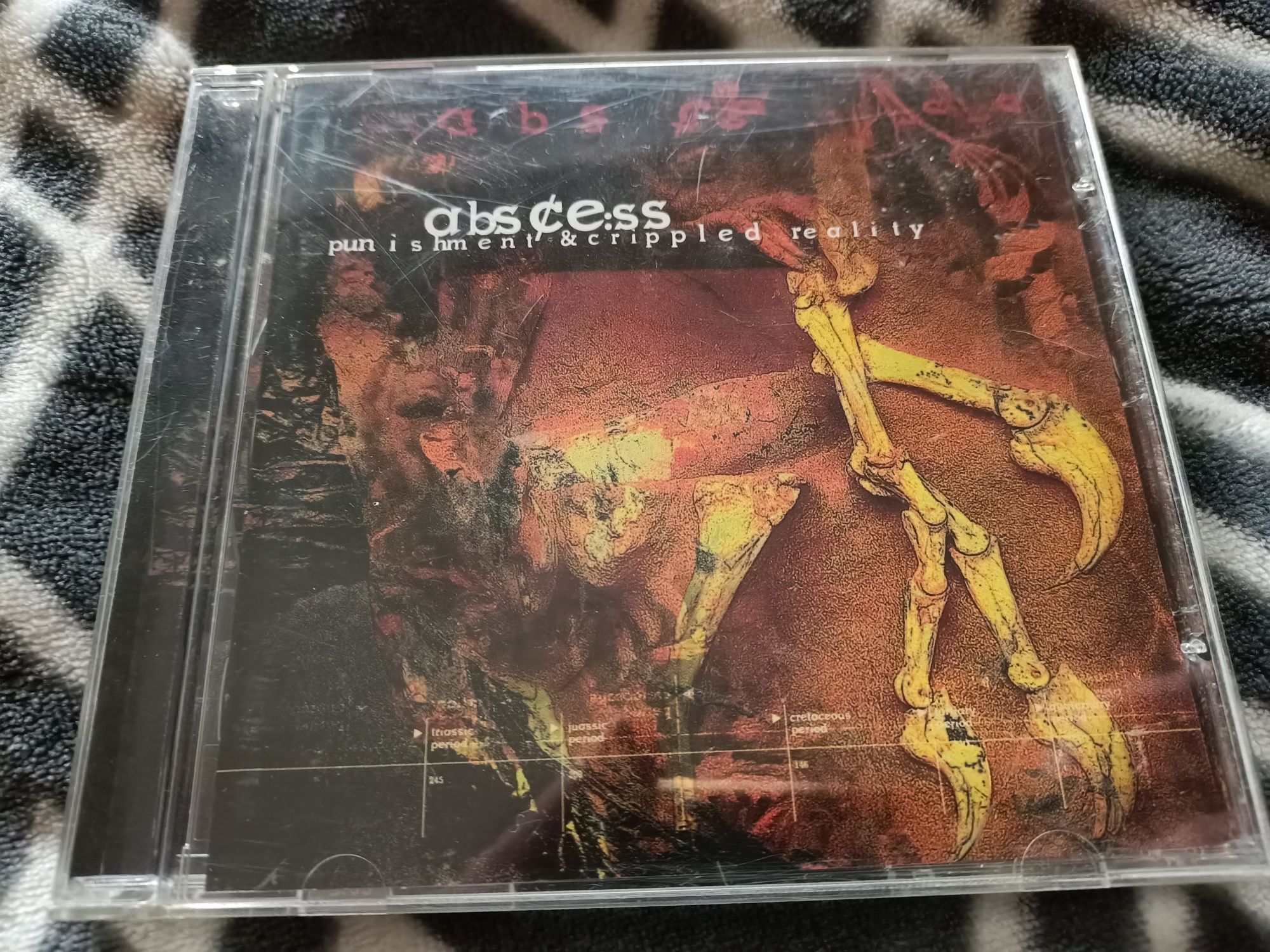 Abscess - Punishment & Crippled Reality (CD, Album)(vg+)