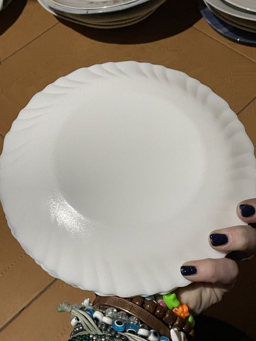 Cztery talerze deserowe Luminarc Feston