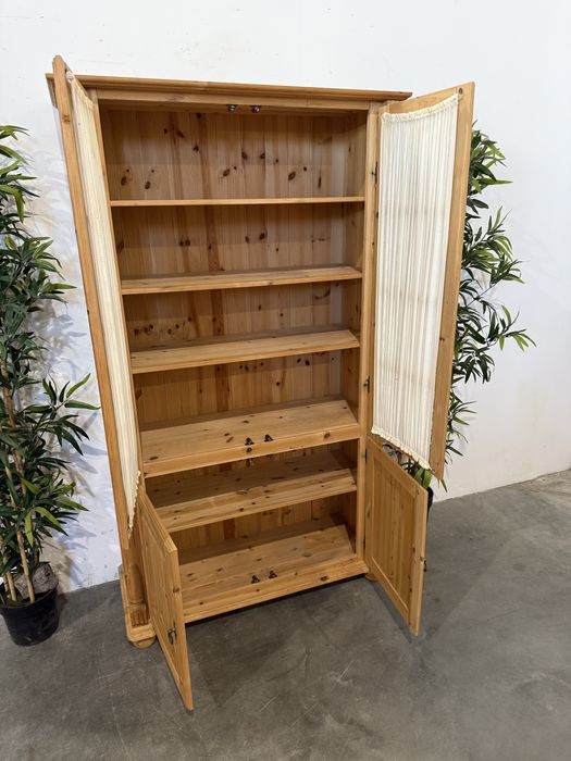 Piękna sosnowa witryna biblioteka lite drewno super stan dowóz wysyłka