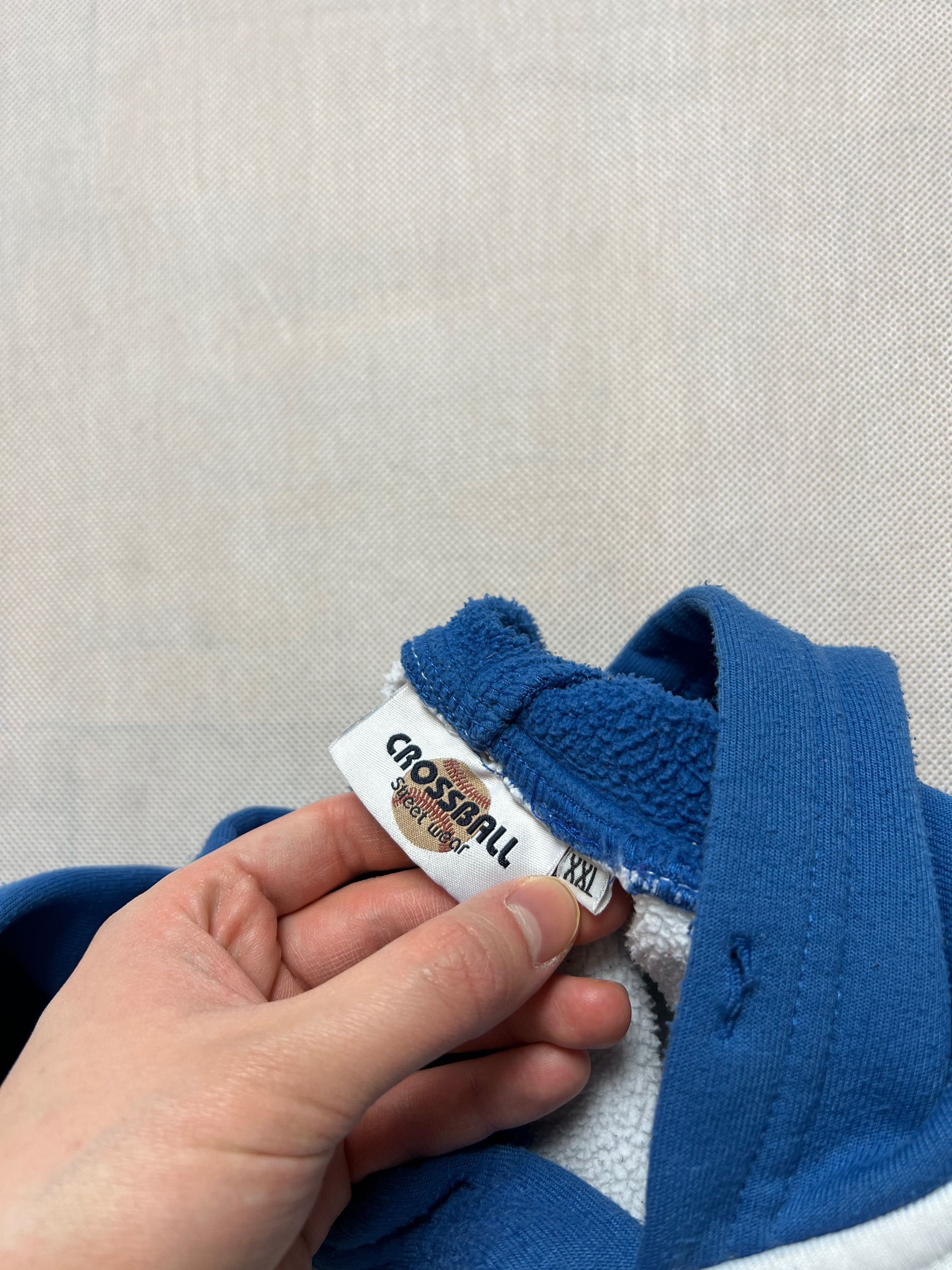 Bluza Hoodie Crossball Crown spellout logo vintage 90’s