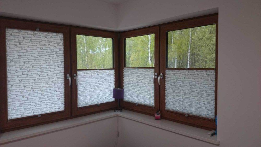 Żaluzje PLISOWANE , Plisy okienne , żaluzje Plisse NA WYMIAR - Żaluzje