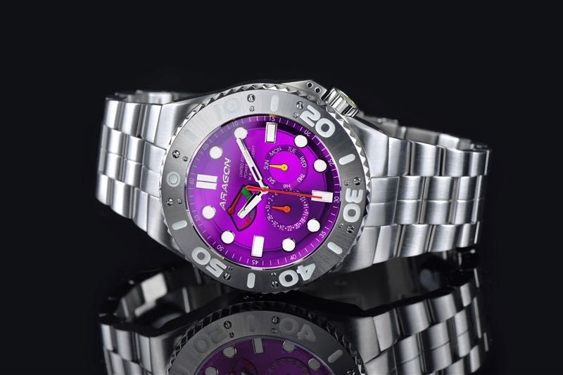 ARAGON Enforcer NE20 Power Reserve Lim. Ed. 50 mm. 1000 MT. Automatic