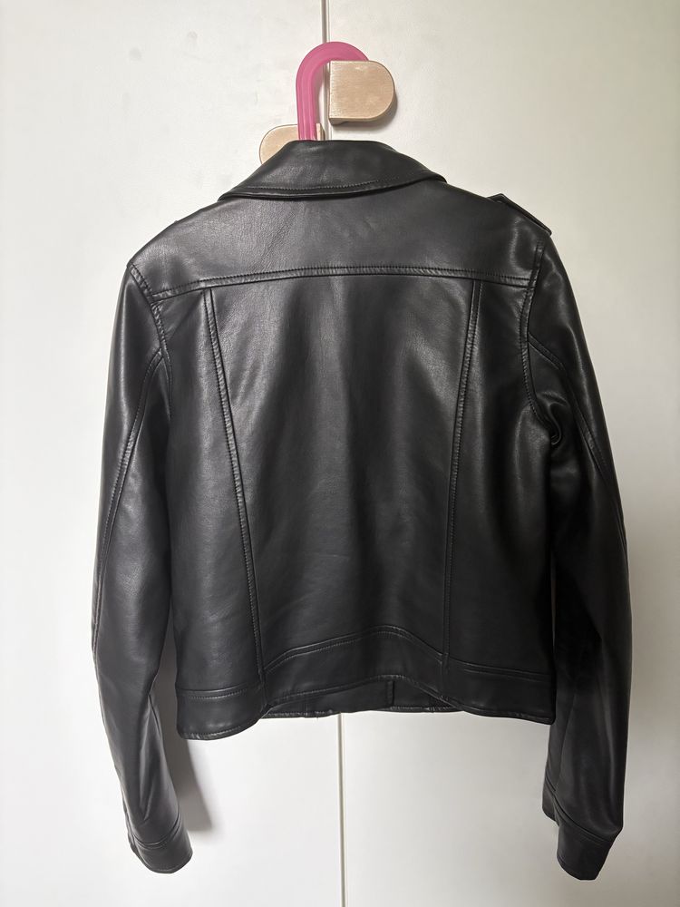 Kurtka biker ramoneska eko-skóra H&M 158 jak nowa