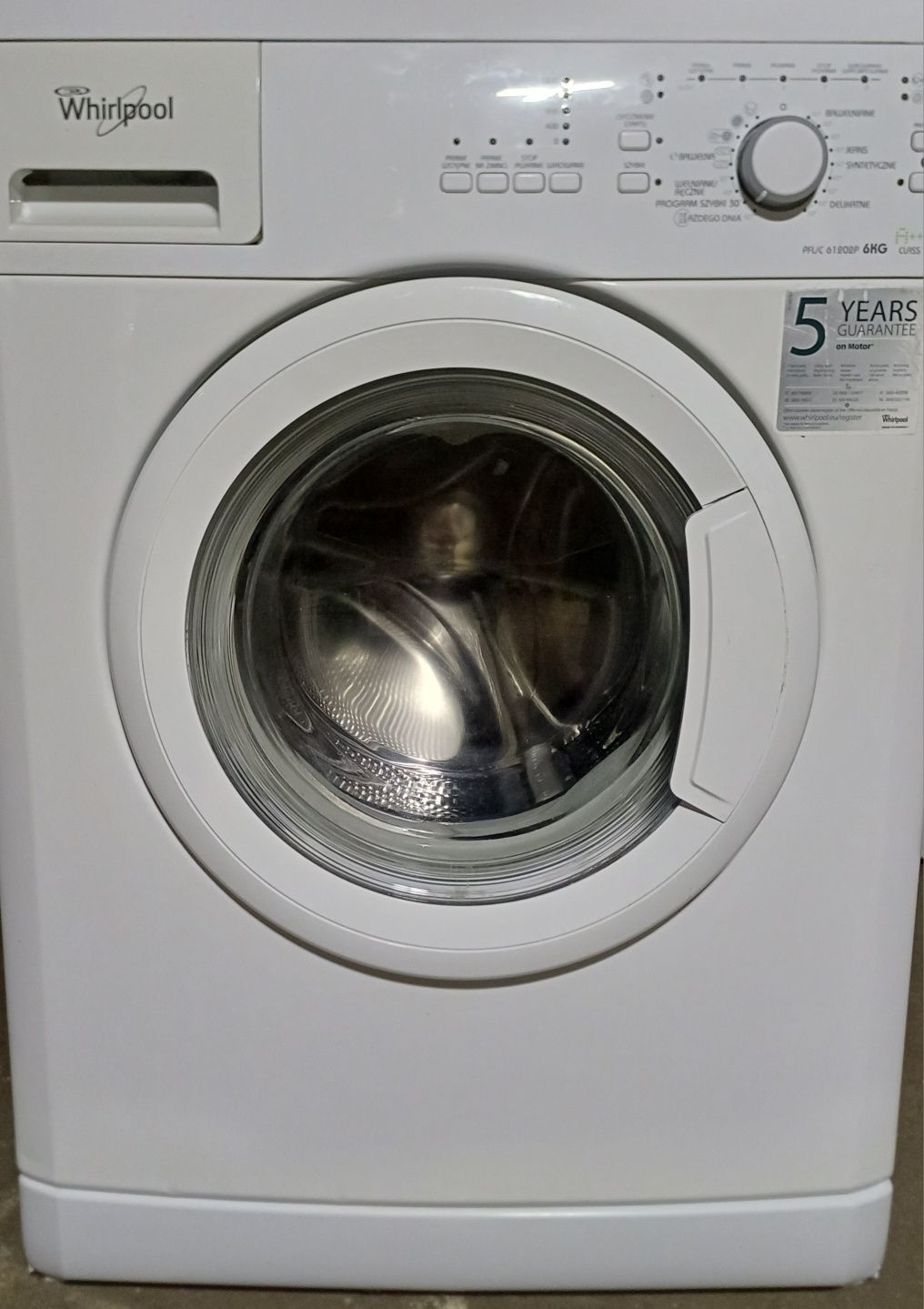 Pralka Whirlpool 6kg