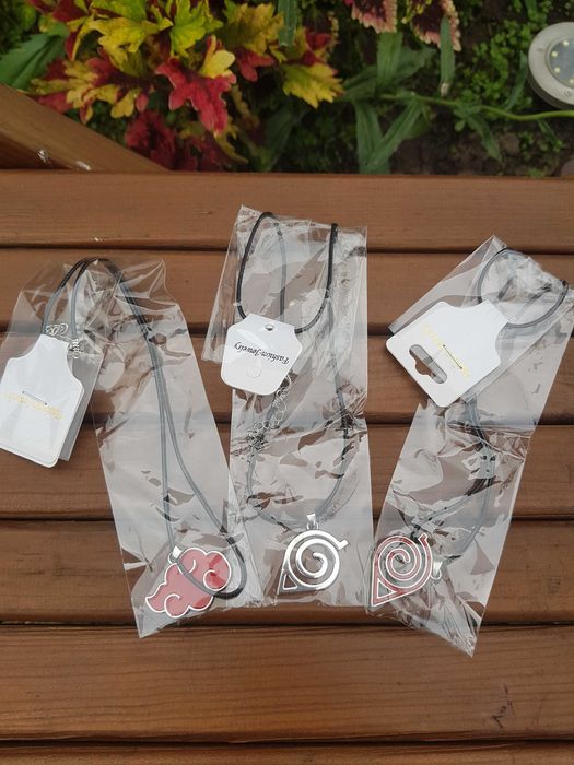 Кулон аниме наруто naruto. Акацуки. Каноха, Сережки