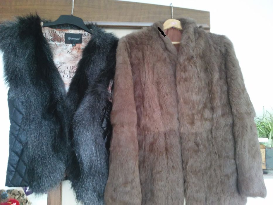 kurtka-futerko naturalne, kamizelka-kożuszek od 55zł