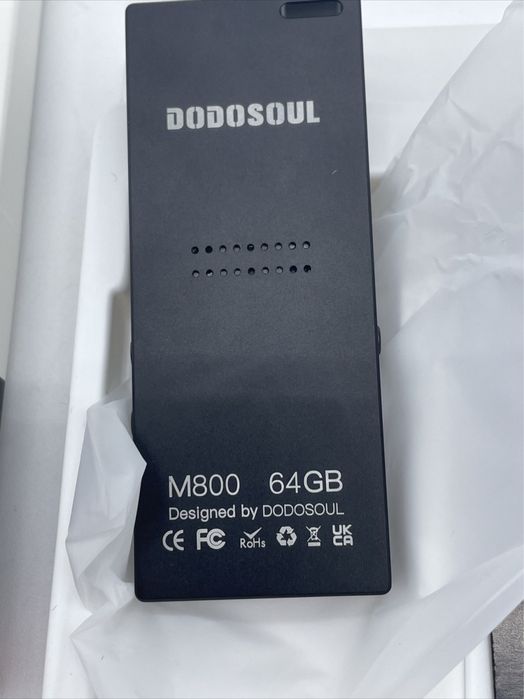 MP3 плеер з Bluetooth 5.2, Вбудований HD динамік, FM-радіо, Диктофон