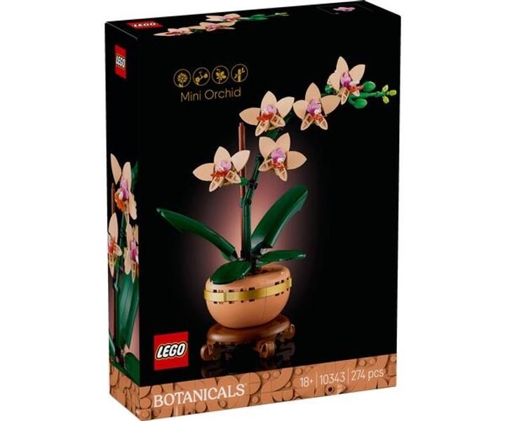 Конструктор LEGO Expert Міні Орхідея 10343
