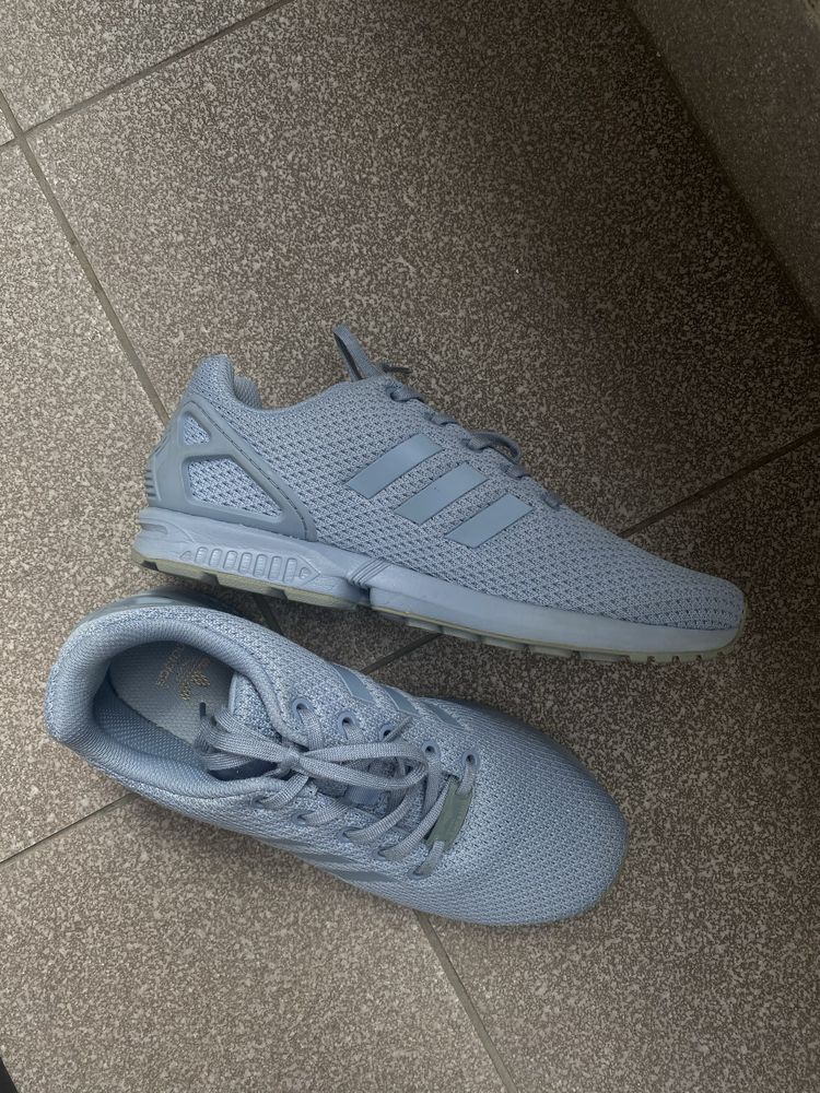 Adidas zx flux niebieskie szare 40