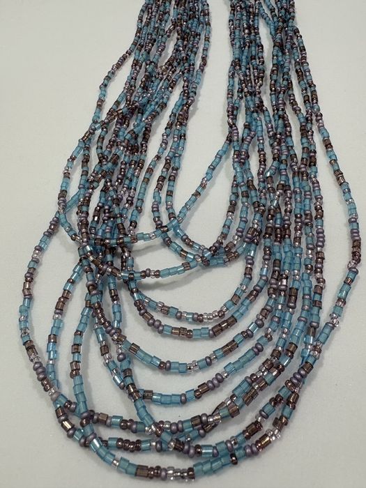 Colar de Missangas com Fecho de Prata