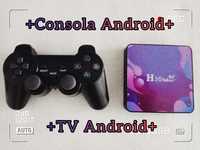 Android TV Box H10max + Retro GameBox + controlador Dualshock