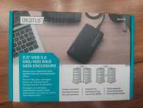 Obudowa  dysku DIGITUS DA-71116 + 2 dyski 500GB