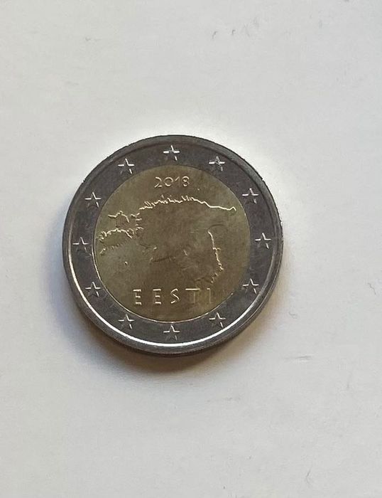 Moeda - 2€ - Estónia - 2018 - Euro