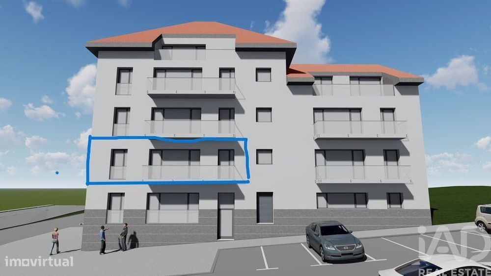 Apartamento T1 em Carregal do sal de 73,00 m2